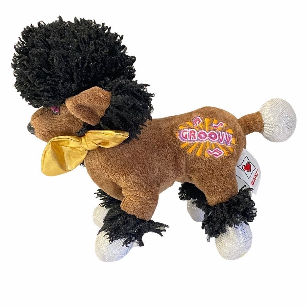 Ganz Webkinz Rockerz Poodle Stuffed Animal Plush